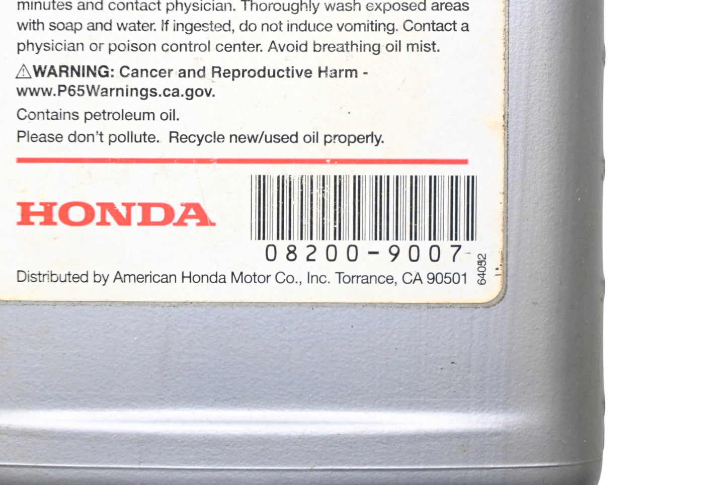 New OEM Honda 08200-9007 Dual Pump Fluid II 1 Quart NOS