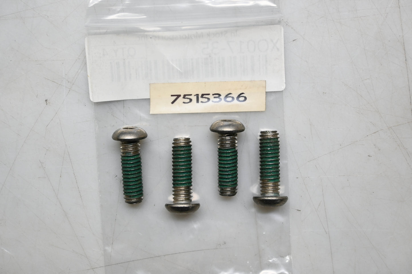 New OEM Polaris 7515366 Stainless Steel Socket Cap Screws Qty 4 NOS