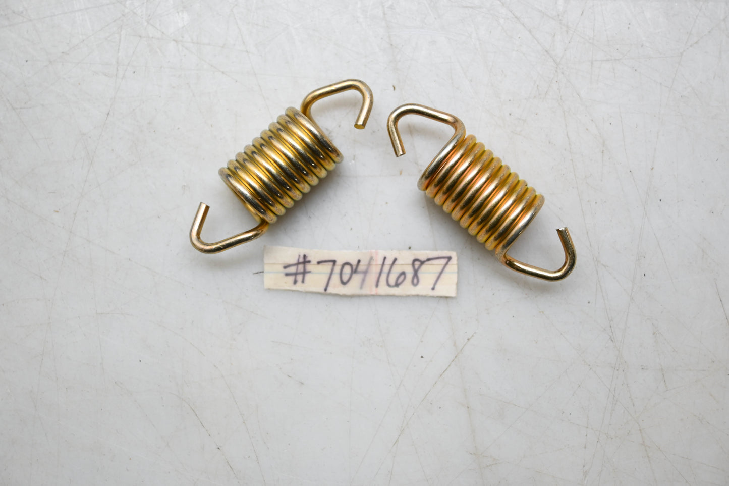 New OEM Polaris 7041687 Exhaust Springs Qty 2 NOS