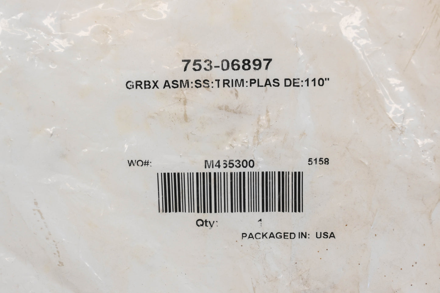 MTD 753-06897 Line Trimmer Gearbox Assembly NOS