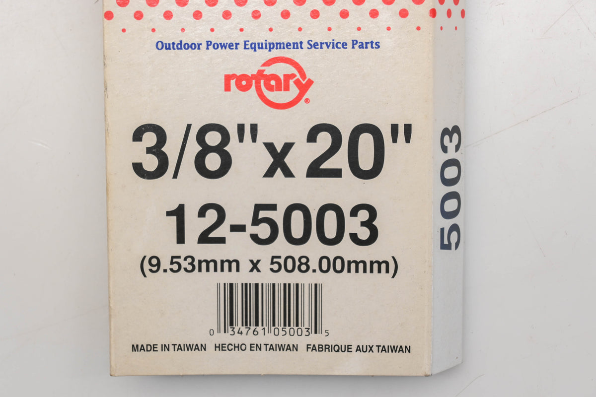 Rotary 12-5003, 3L-200 3/8" x 20" V-Belt NOS