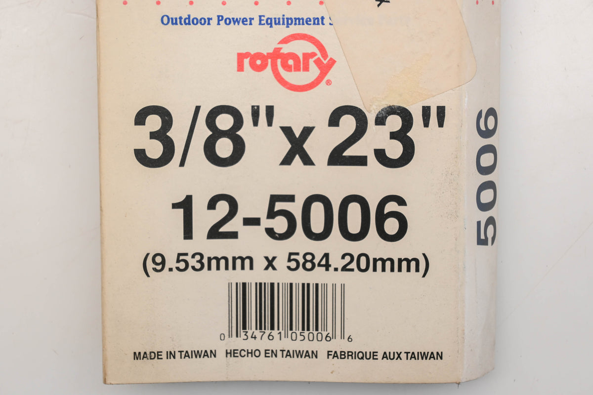 Rotary 12-5006, 3L-230 3/8" x 23" V-Belt NOS