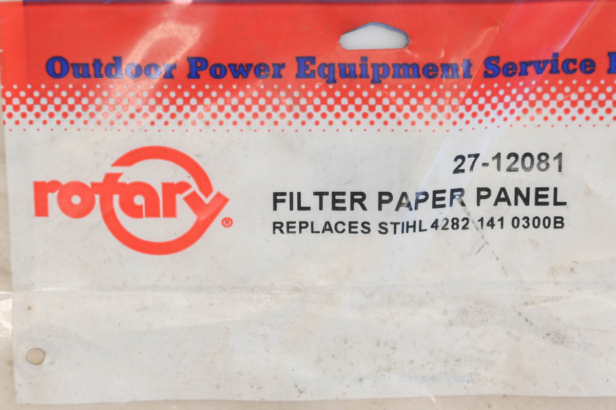 Rotary 27-12081, 4282-141-0300B Air Filter NOS