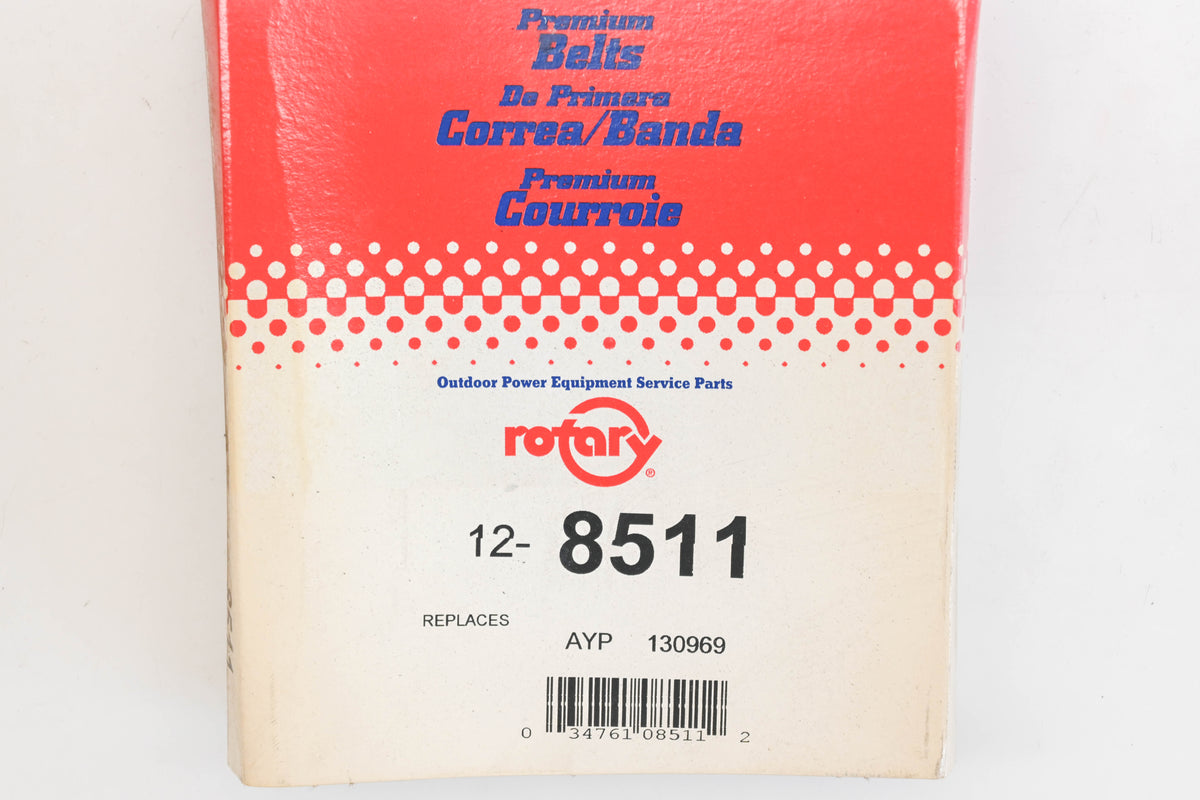 Rotary 12-8511, 130969 1/2" x 92-1/2" V-Belt NOS