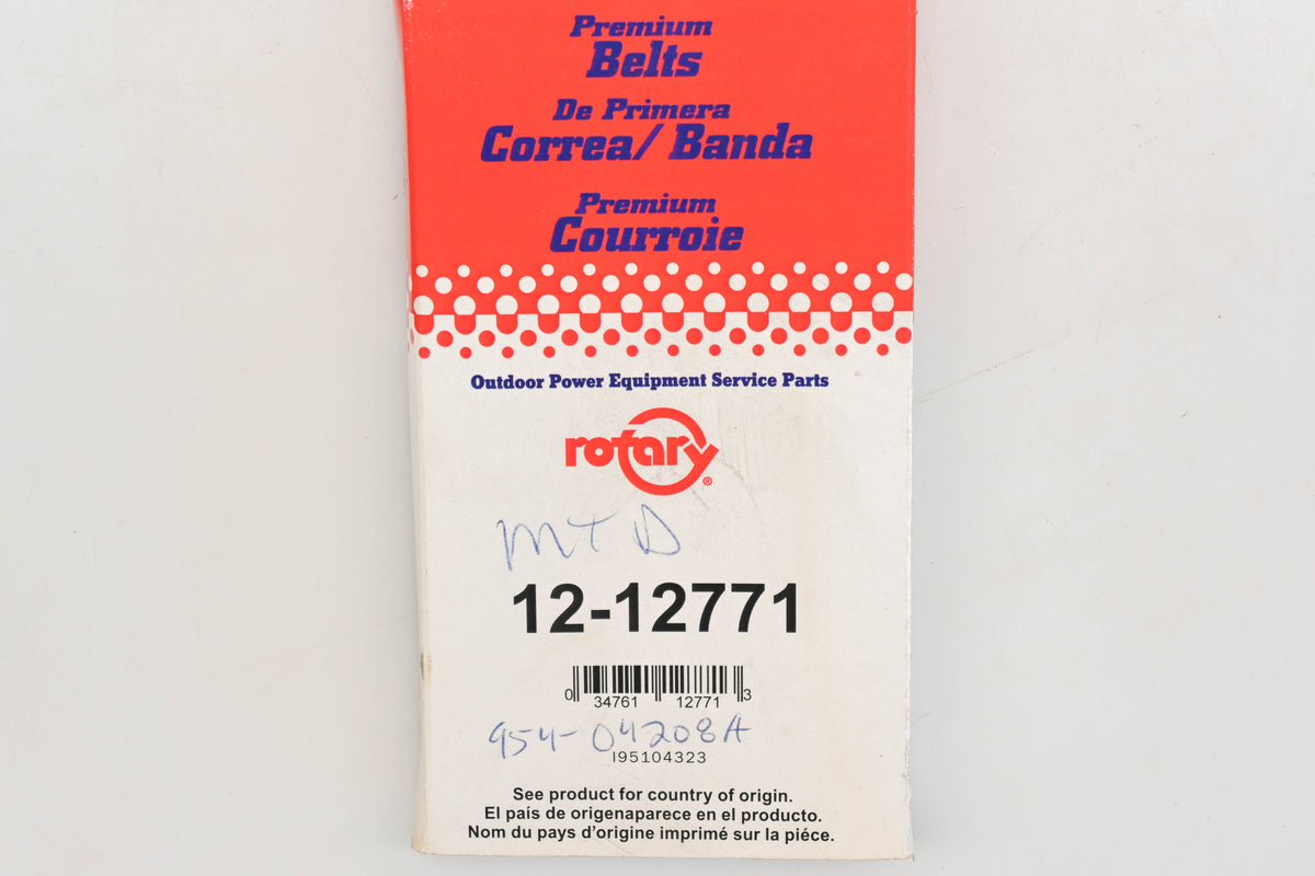 Rotary 12-12771, 954-04208A 5/8" x 41-1/4" V-Belt NOS