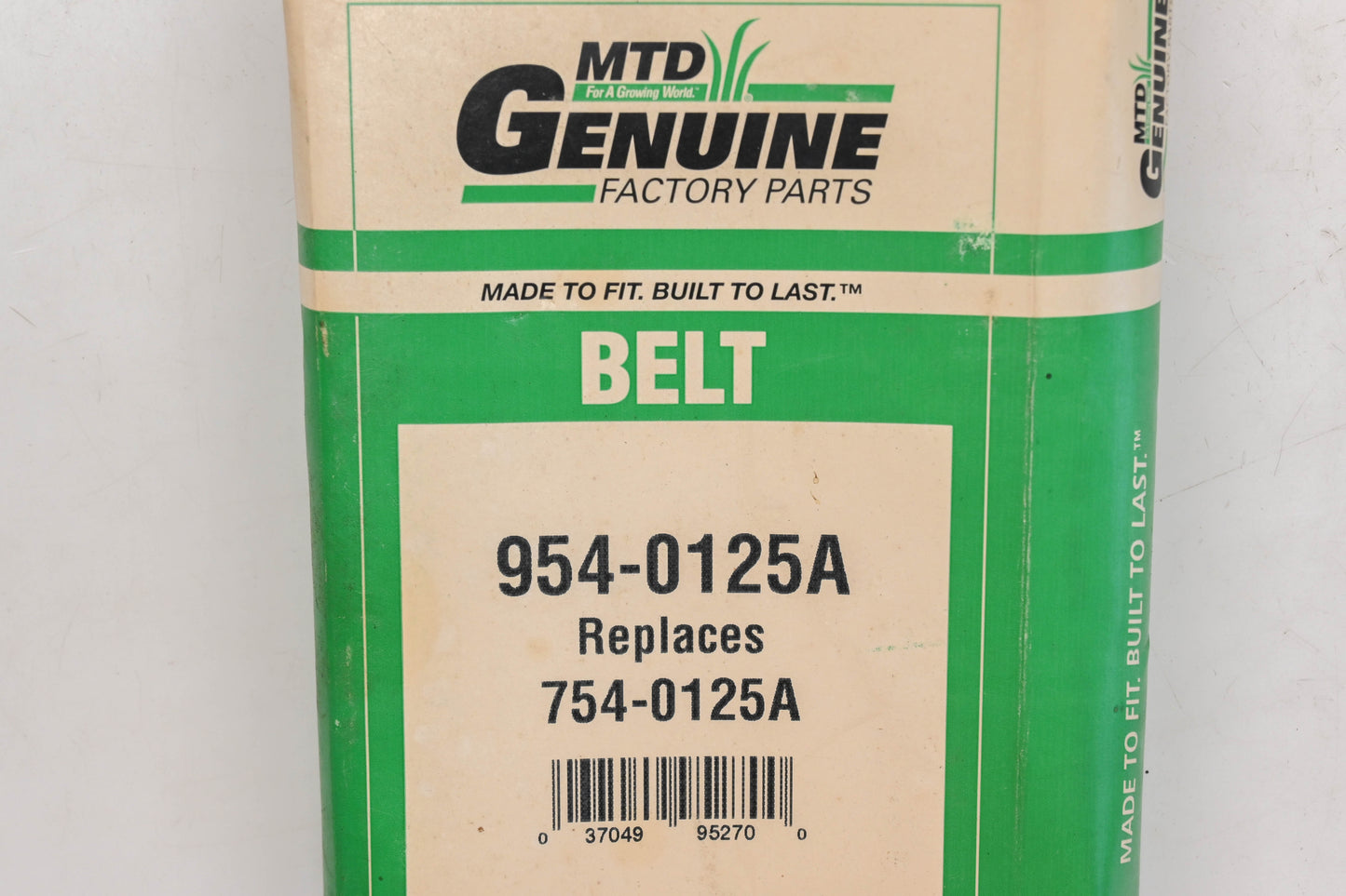 MTD 954-0125A, 754-0125A 1/2" x 105" V-Belt NOS