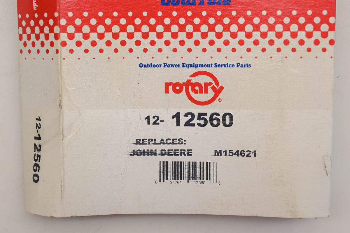 Rotary 12-12560, M154621 1/2" x 146-1/4" V-Belt NOS