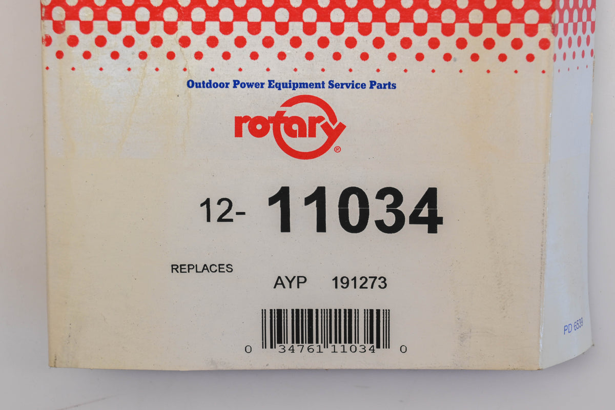 Rotary 12-11034, 532191273, 191273 5/8" x 142.57" V-Belt NOS