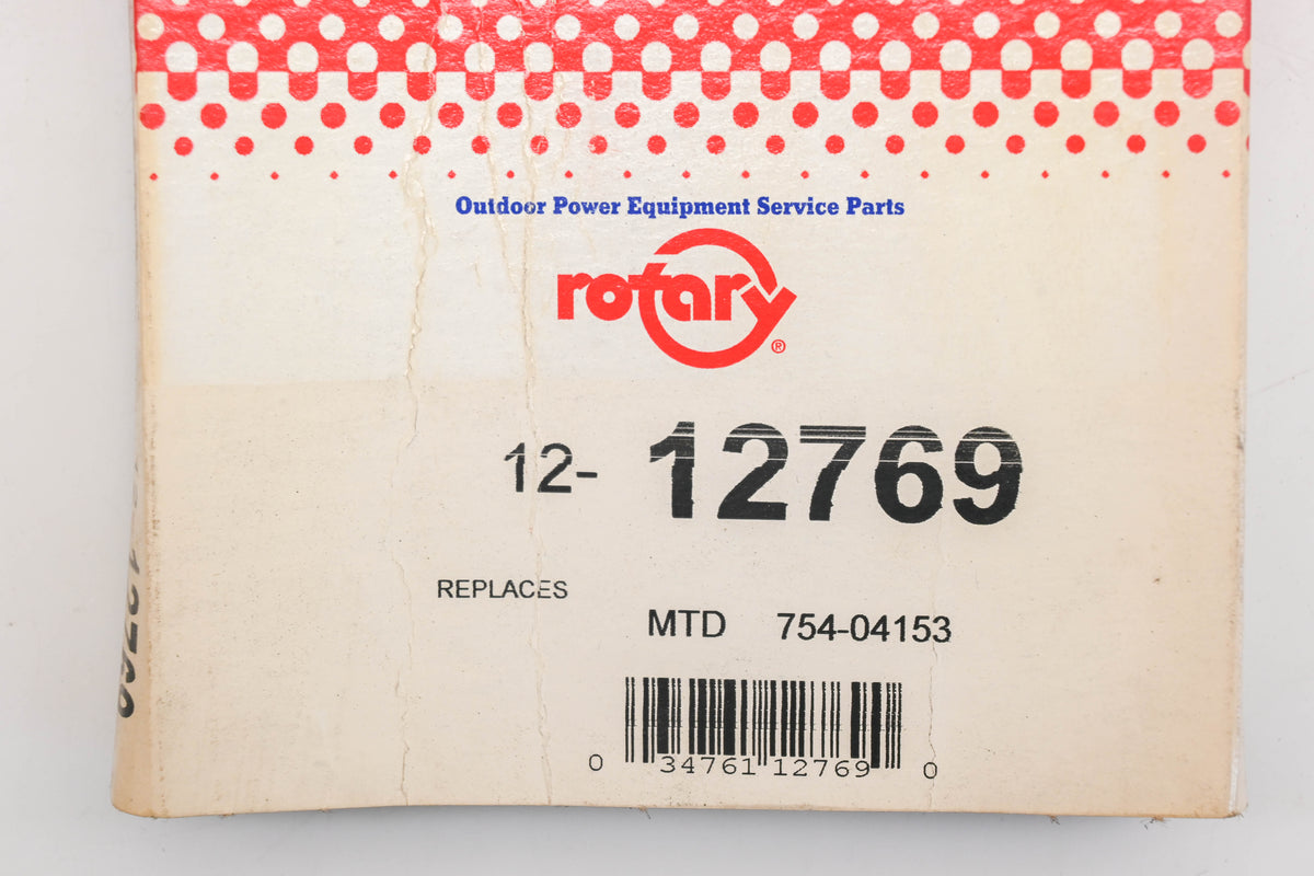 Rotary 12-12769, 754-04153 1/2" x 122" V-Belt NOS