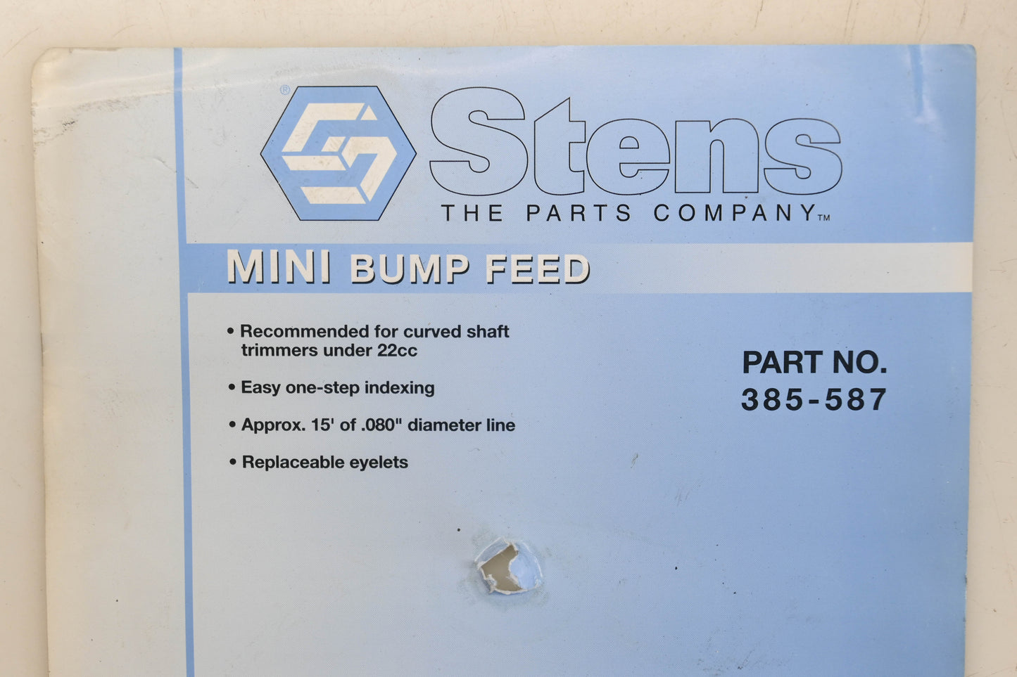 Stens 385-587 Mini Bump Feed Trimmer Head Kit NOS
