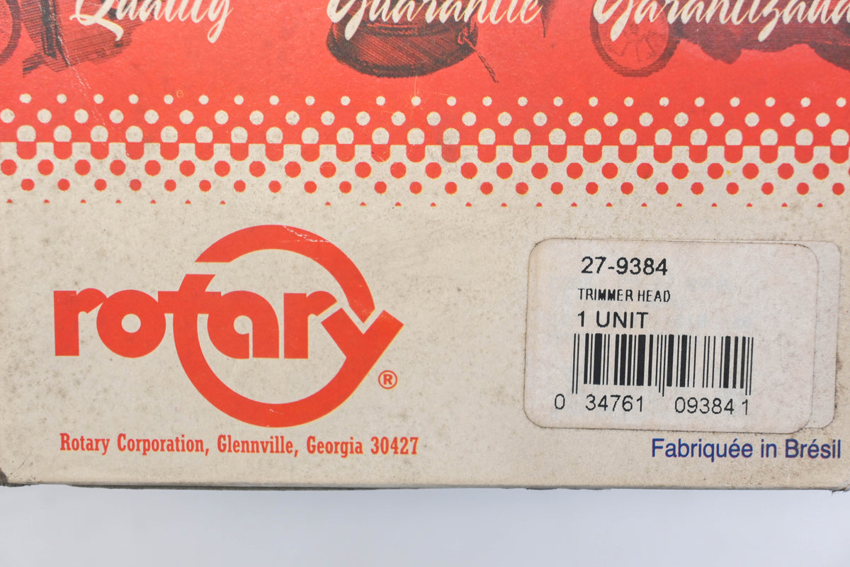 Rotary 27-9384 Bump Feed Trimmer Head Kit NOS