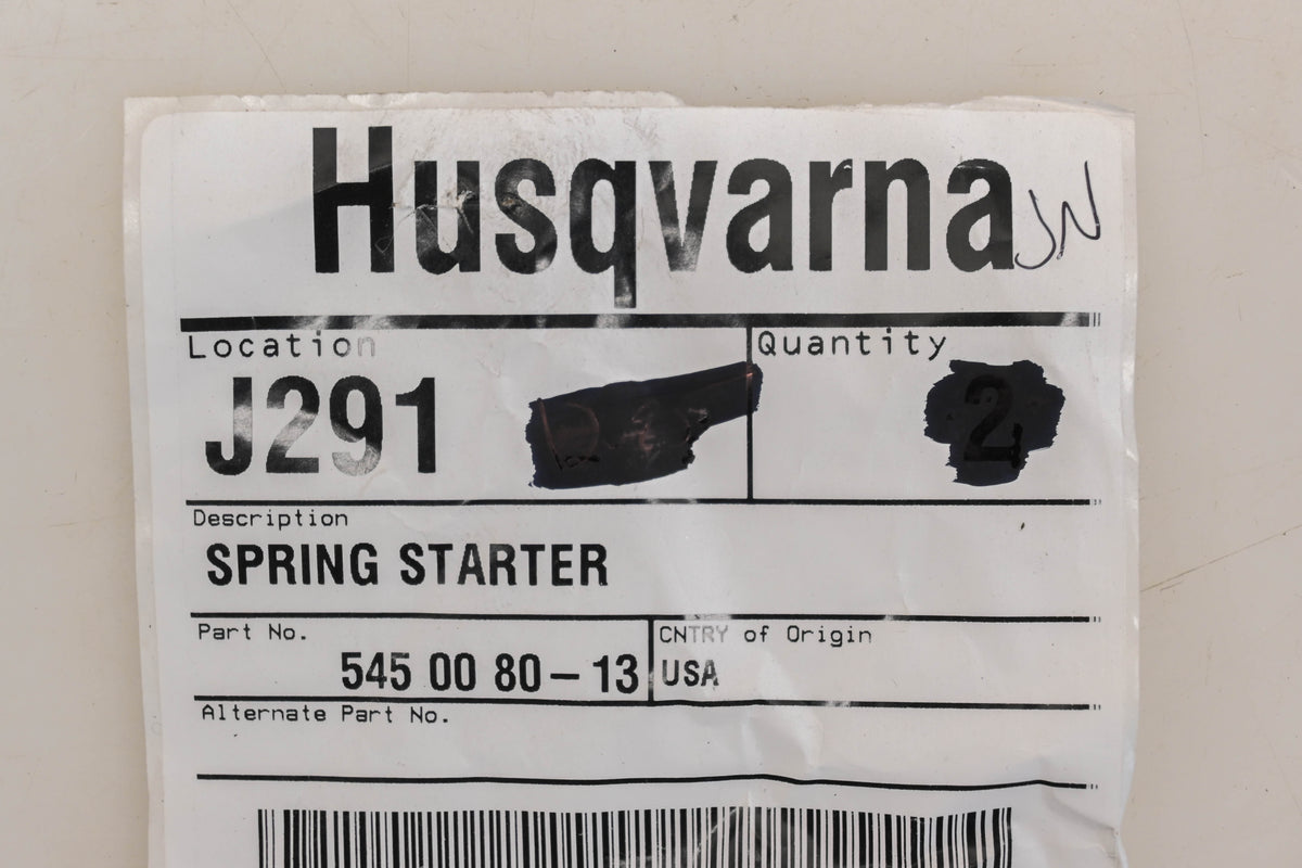 New OEM Husqvarna 545 00 80-13, 545008013 Starter Rewind Spring NOS