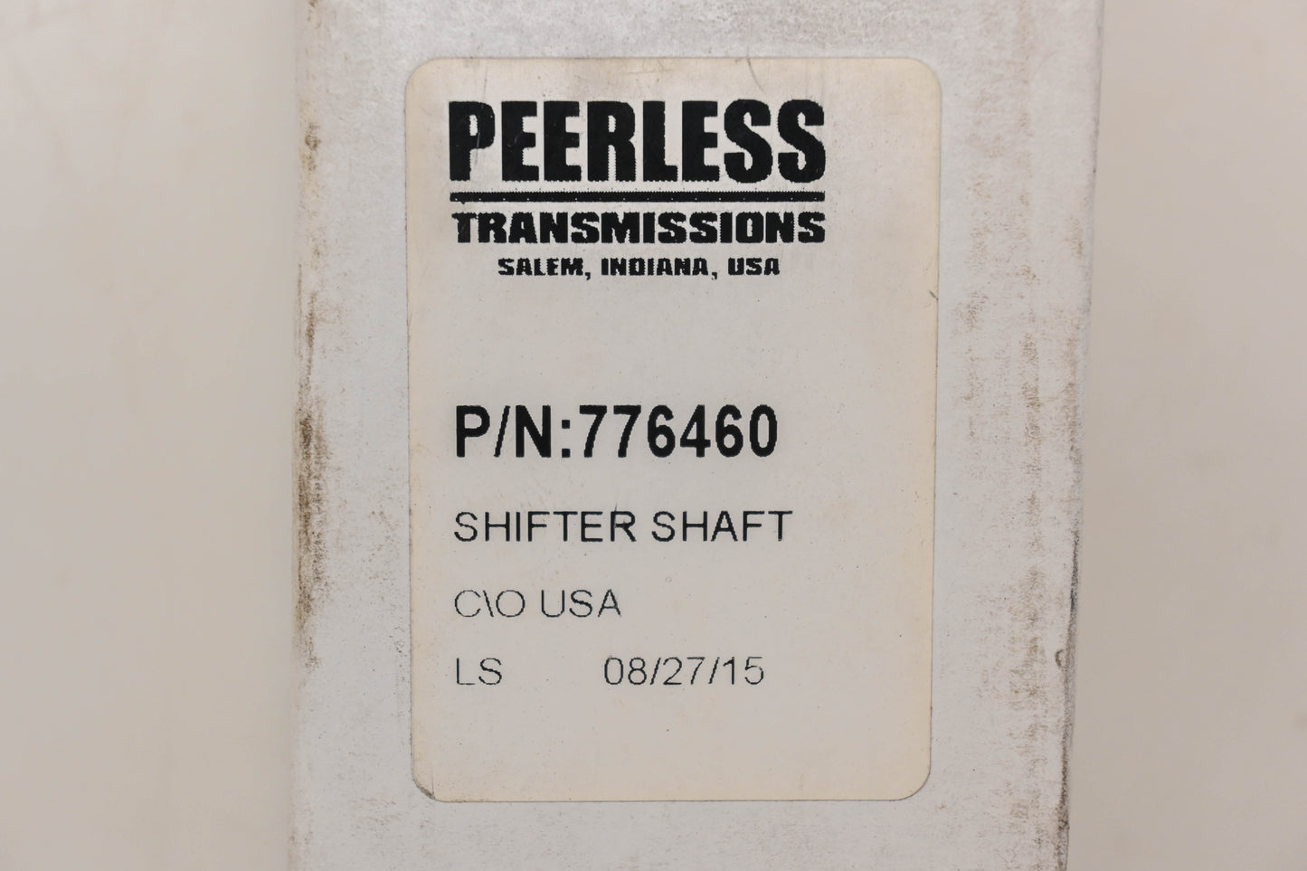 Peerless 776460 Shifter Shaft NOS