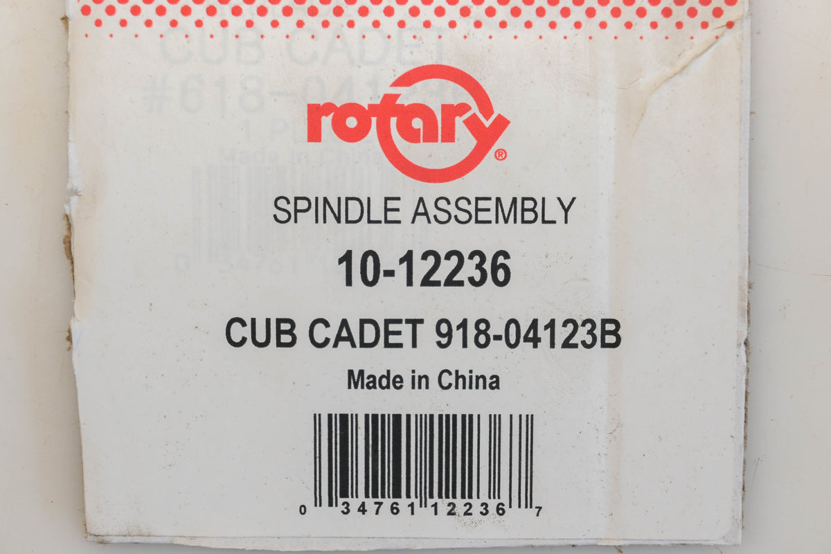Rotary 10-12236, 918-04123B, 618-04123B Spindle Assembly NOS