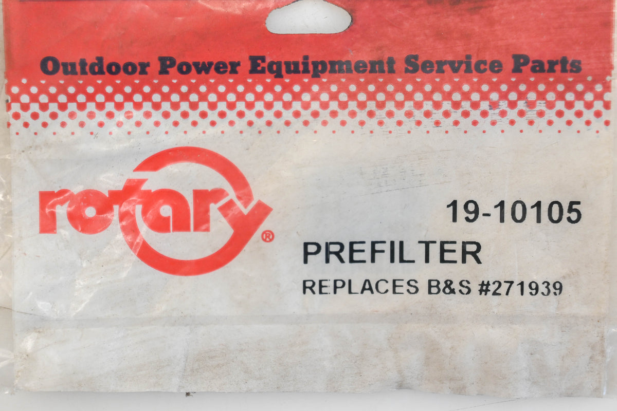 Rotary 19-10105, 271939 Foam Pre-Filter NOS