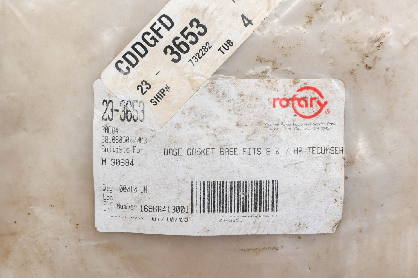 Rotary 23-3653, 30684 Base Gaskets Qty 2 NOS
