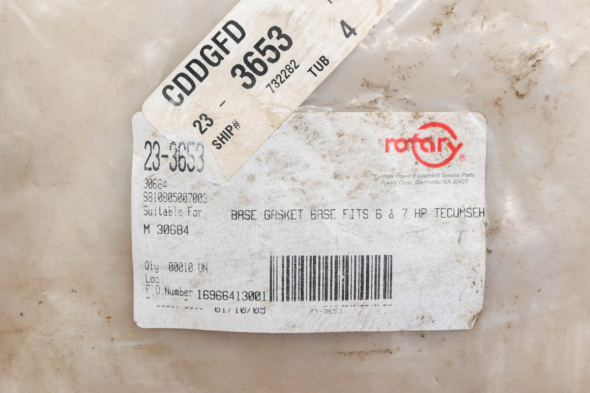Rotary 23-3653, 30684 Base Gaskets Qty 2 NOS