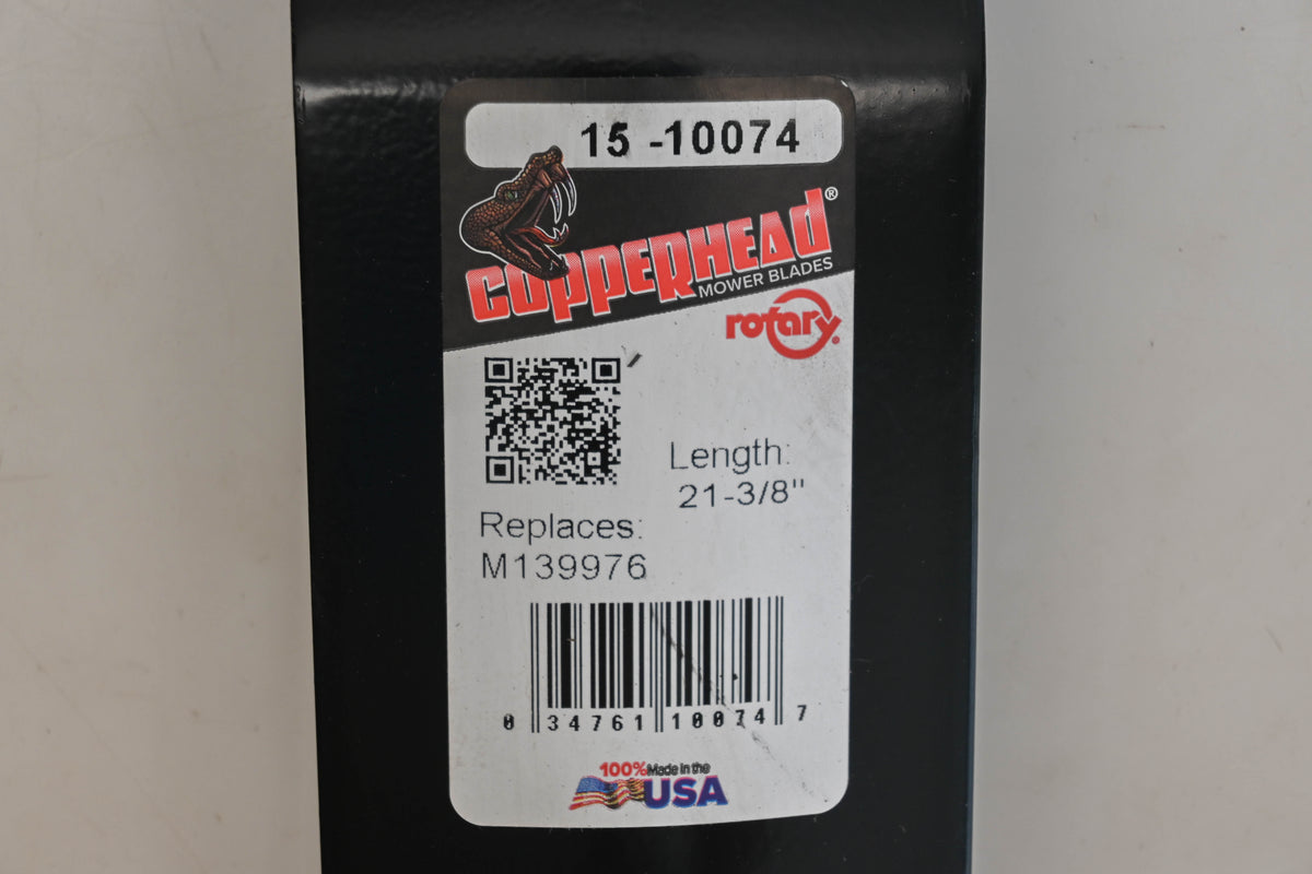 Rotary 15-10074, M139976, 50-4440 21-3/8" x 2-1/2" x 13/16" Mower Blades Qty 4 NOS