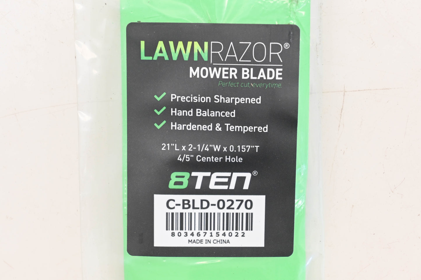 LawnRazor C-BLD-0270, 580921101, 580921102 21" x 2-1/4" x 13/16" Mower Blades Qty 4 NOS