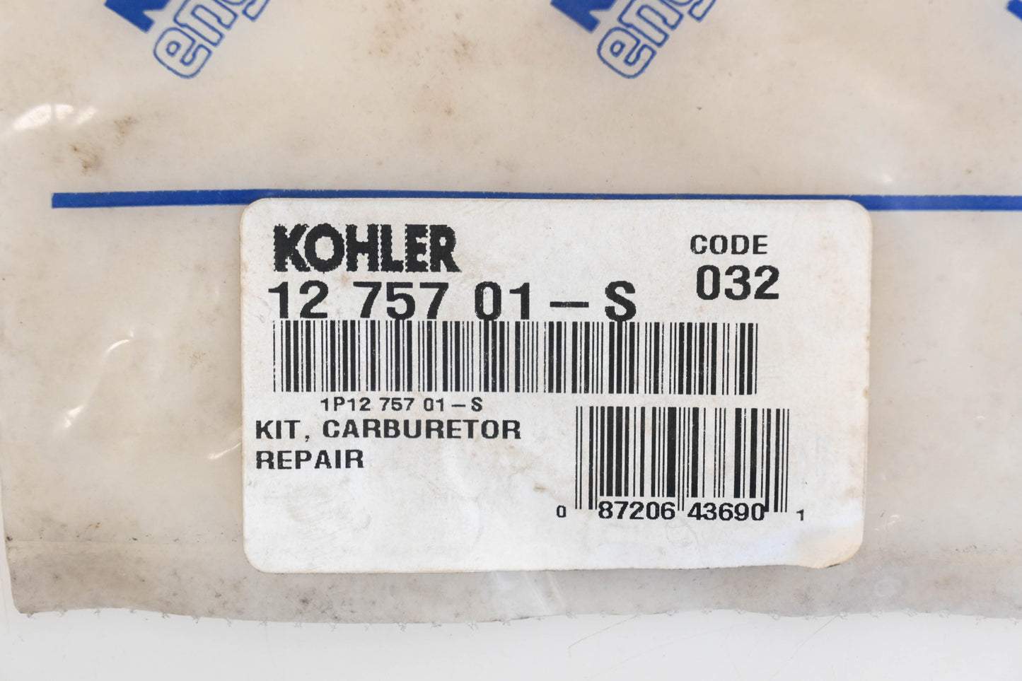 Kohler 12 757 01-S Carburetor Repair Kit NOS