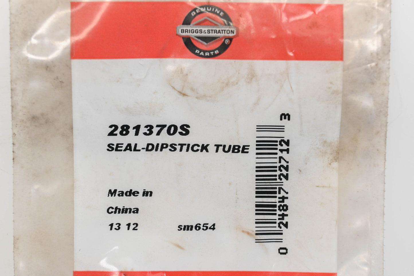 New OEM Briggs & Stratton 281370S Dipstick Tube Seals Qty 2 NOS