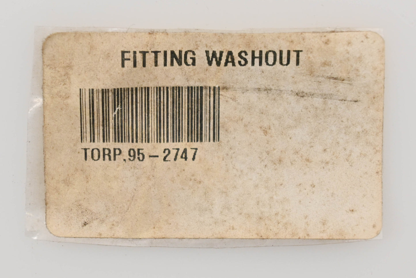 Toro 95-2747 90� Washout Fitting NOS