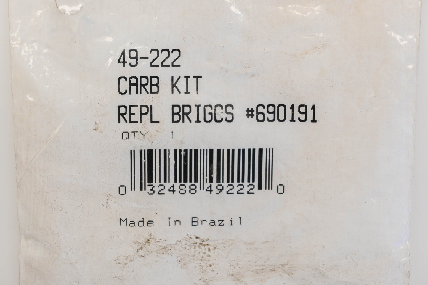 Oregon 49-222, 690191 Carburetor Kit NOS