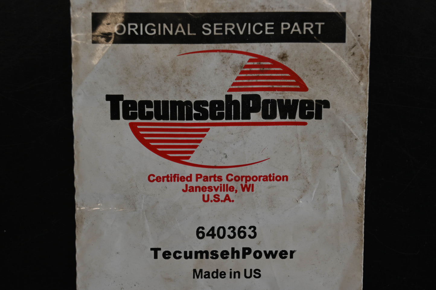 New OEM Tecumseh 640363 Fuel Fitting Qty 2 NOS