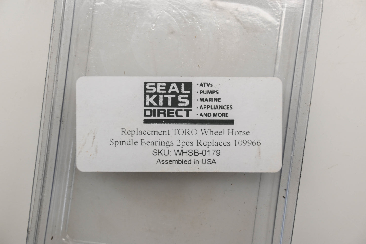 Seal Kits Direct WHSB-0179, 109966 Spindle Bearings Qty 2 NOS