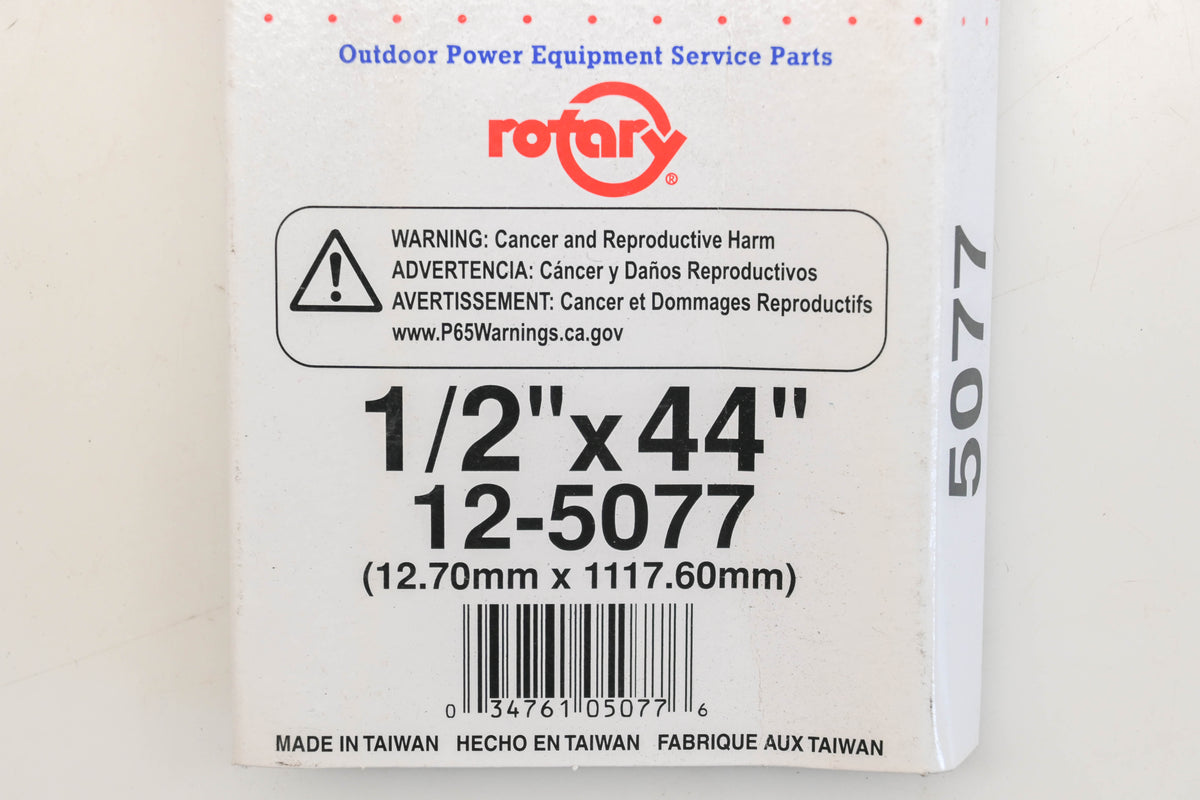 Rotary 12-5077, 4L-440 1/2" x 44" V-Belt NOS