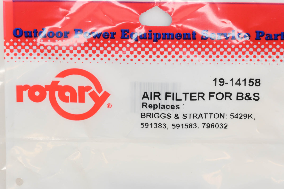 Rotary 19-14158, 5429K, 591383 Air Filter NOS