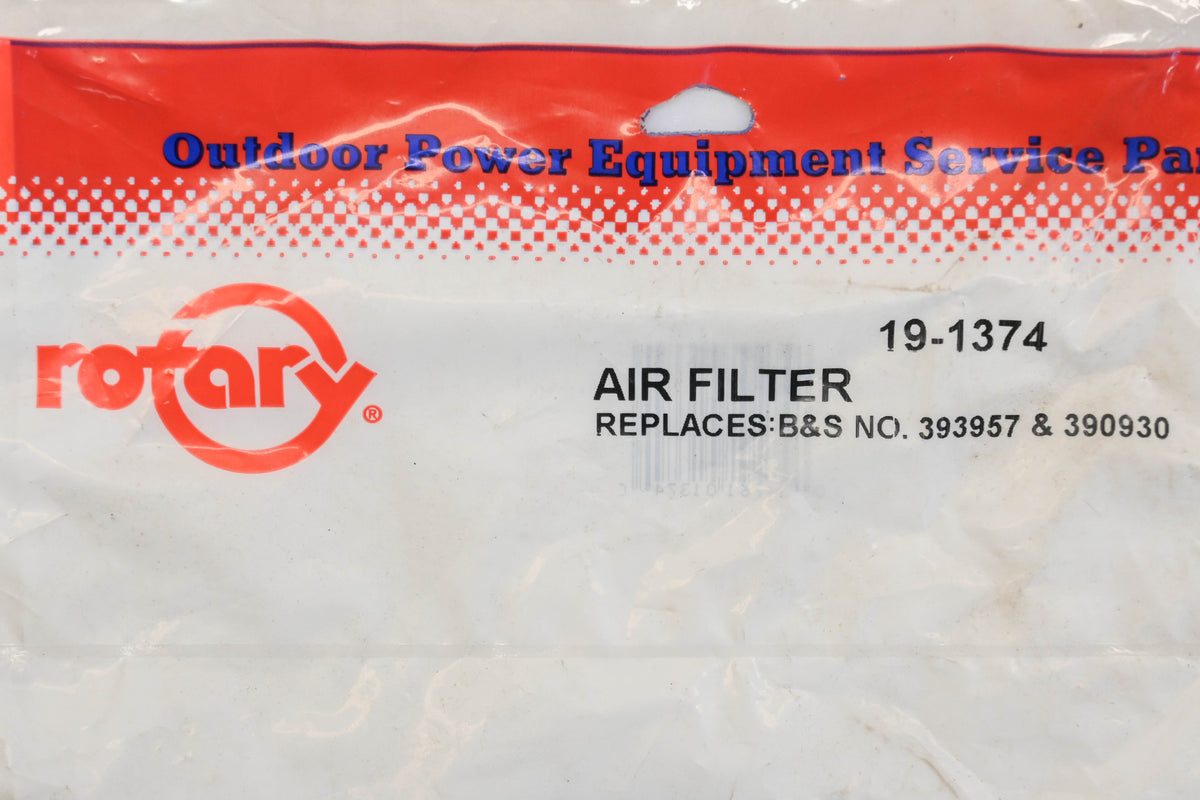 Rotary 19-1374, 393957, 390930 Air Filter NOS