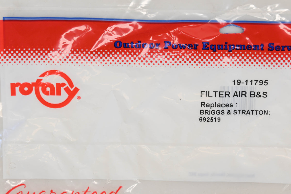 Rotary 19-11795, 692519 Air Filter NOS