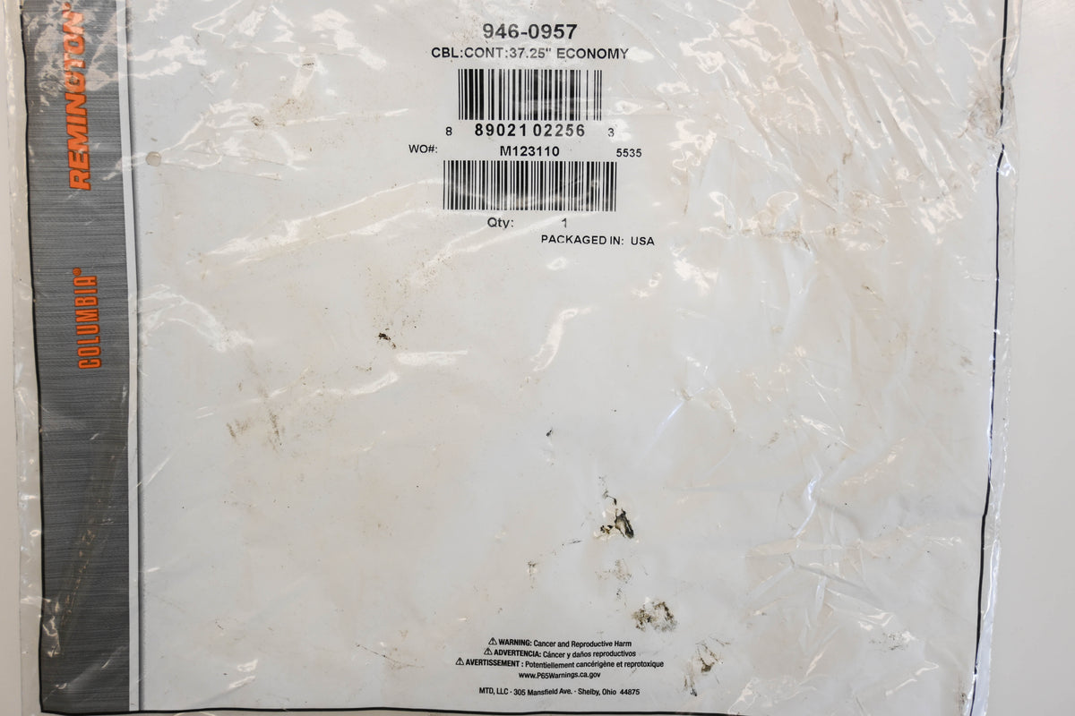 MTD 946-0957, 746-0957 37-1/4" Control Cable NOS