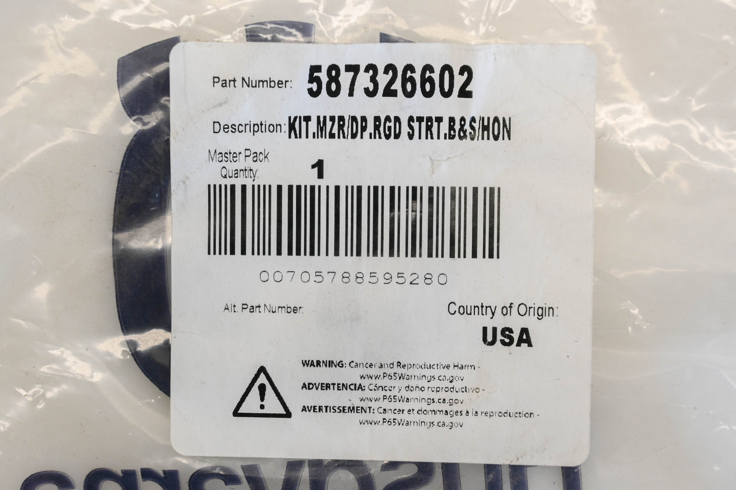 New OEM Husqvarna 587326602 Control Cable Kit NOS