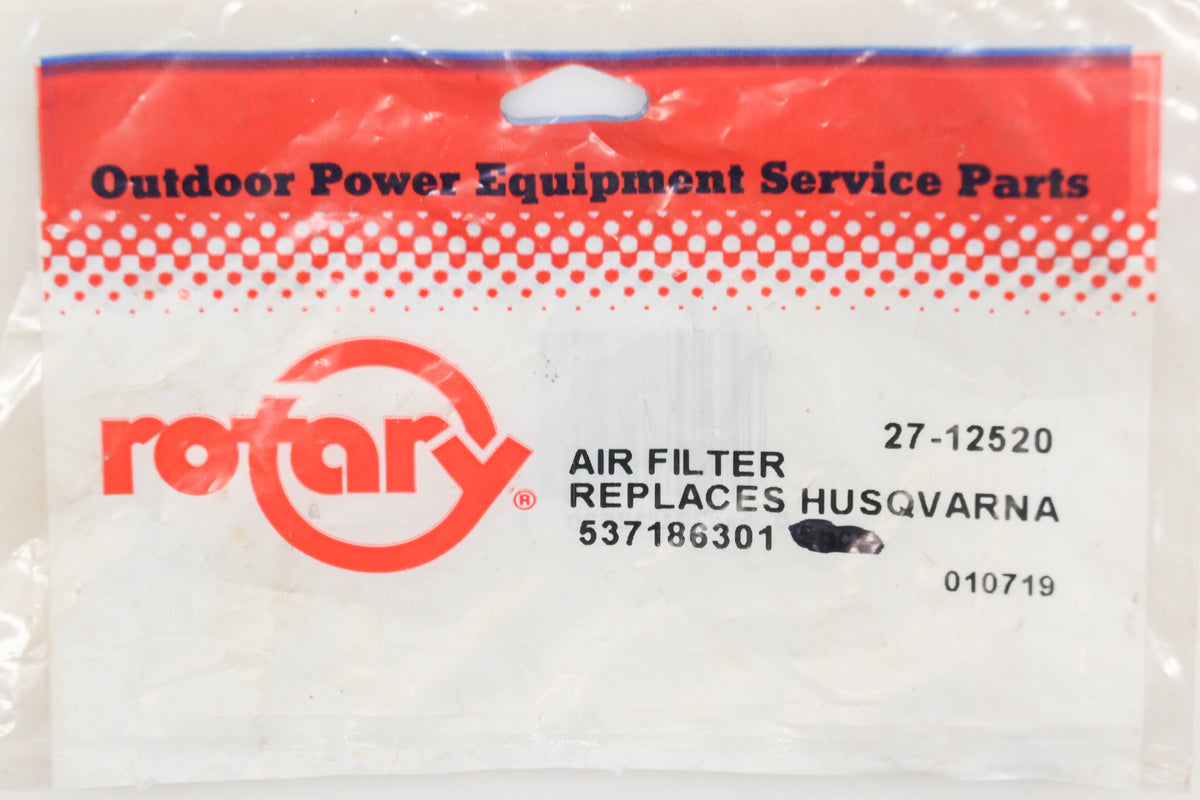 Rotary 27-12520, 537186301 Foam Air Filters Qty 2 NOS