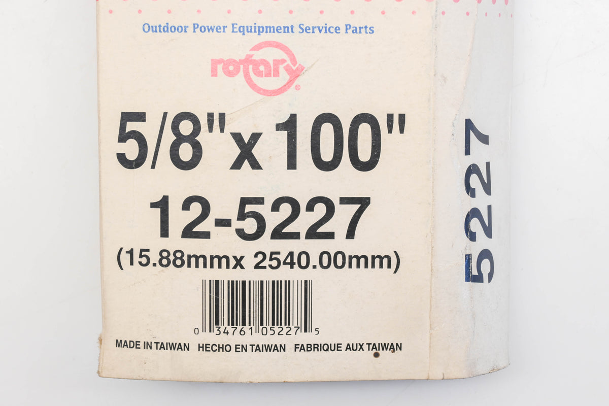 Rotary 12-5227, 5L-1000 5/8" x 100" V-Belt NOS