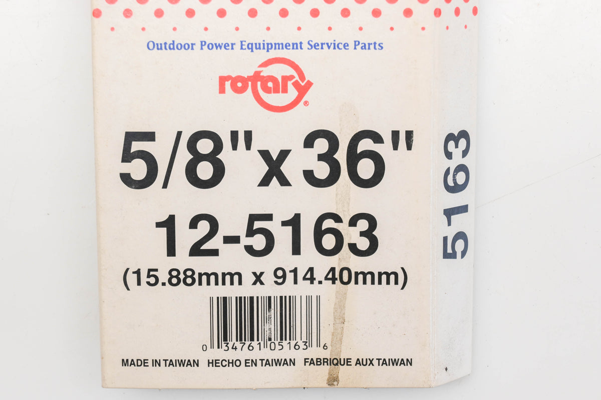 Rotary 12-5163, 5L-360 5/8" x 36" V-Belt NOS