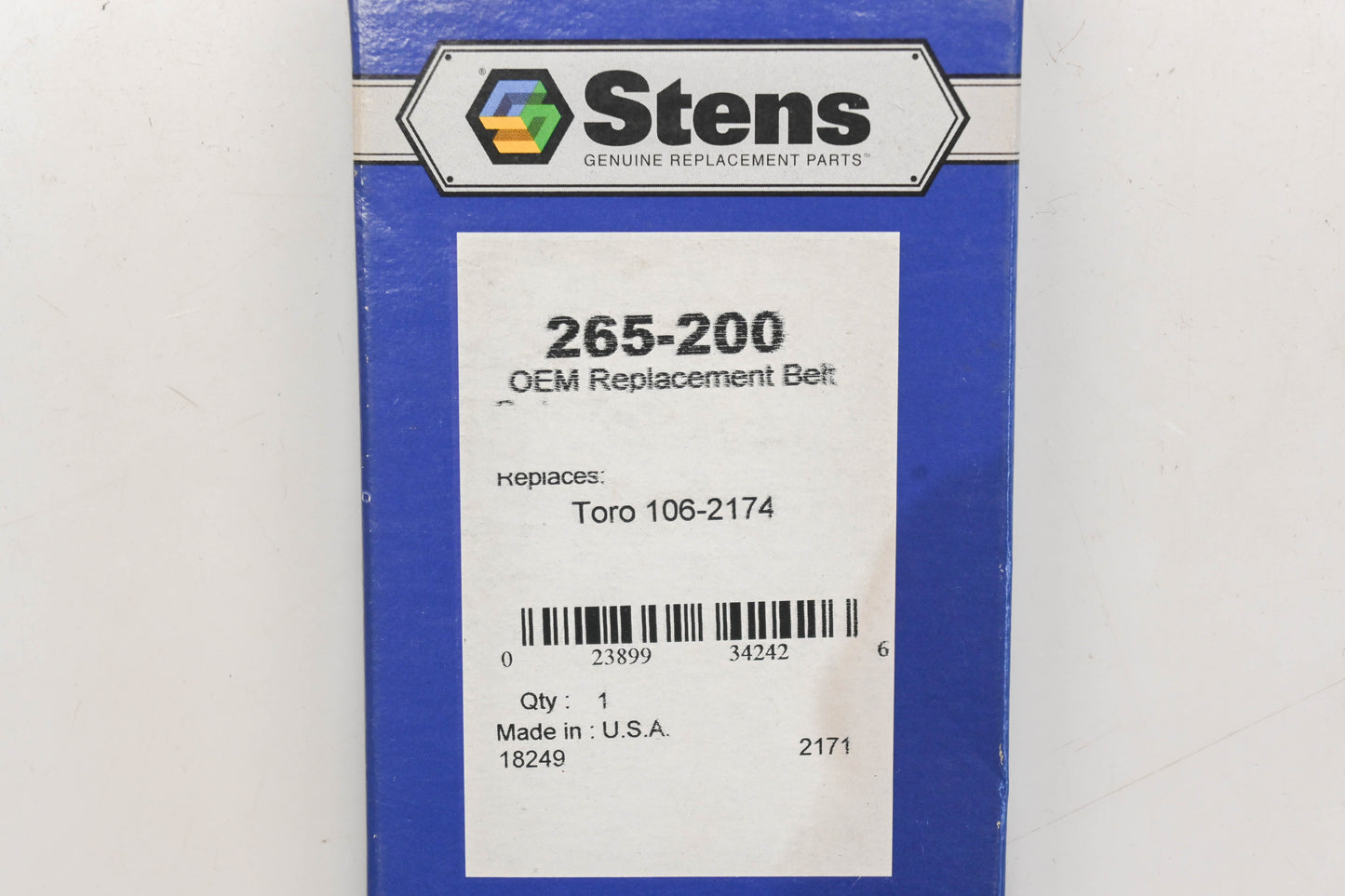 Stens 265-200 V-Belt NOS