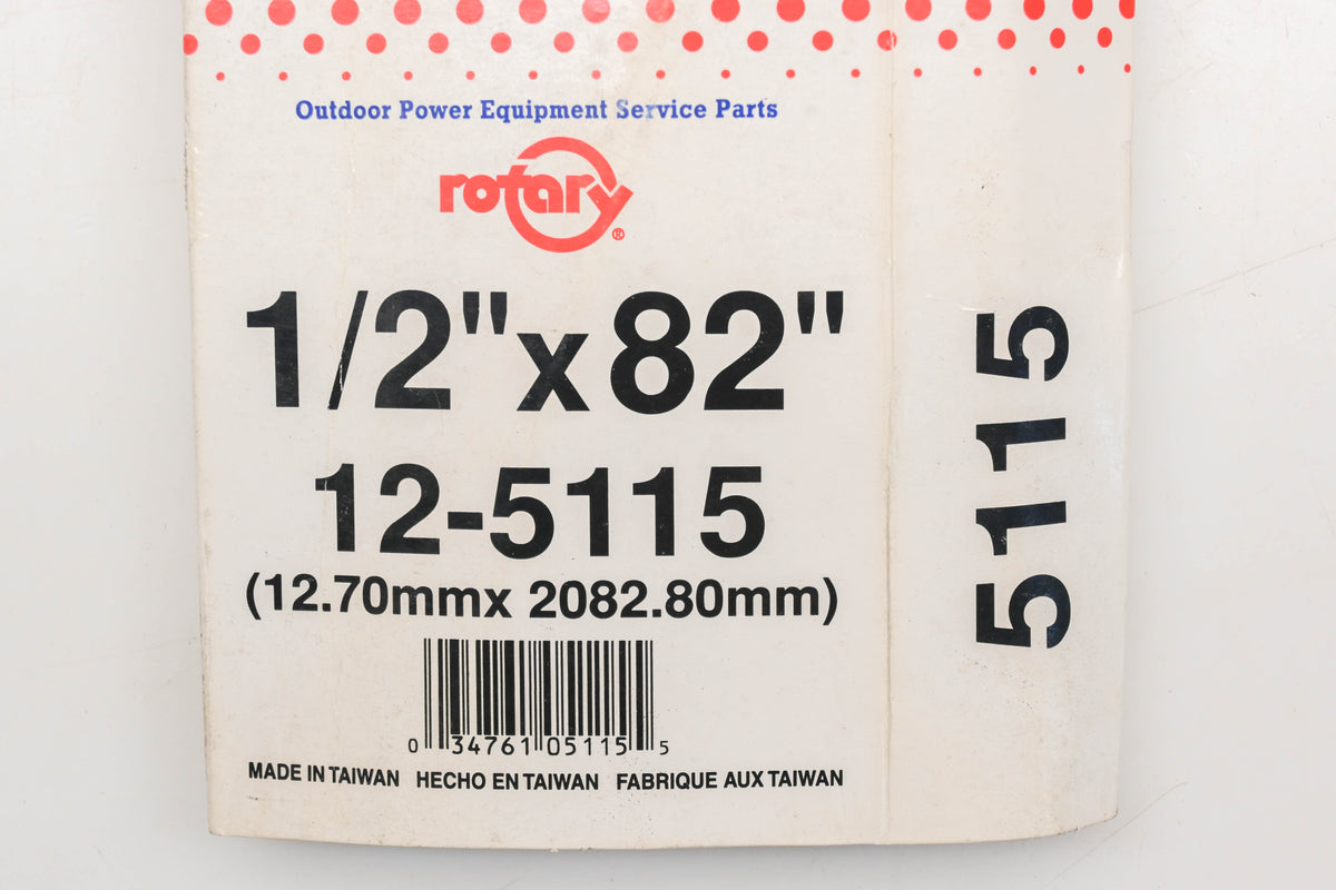 Rotary 12-5115, 4L-820 1/2" x 82" V-Belt NOS