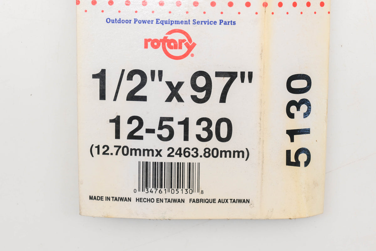 Rotary 12-5130, 4L-970 1/2" x 97" V-Belt NOS