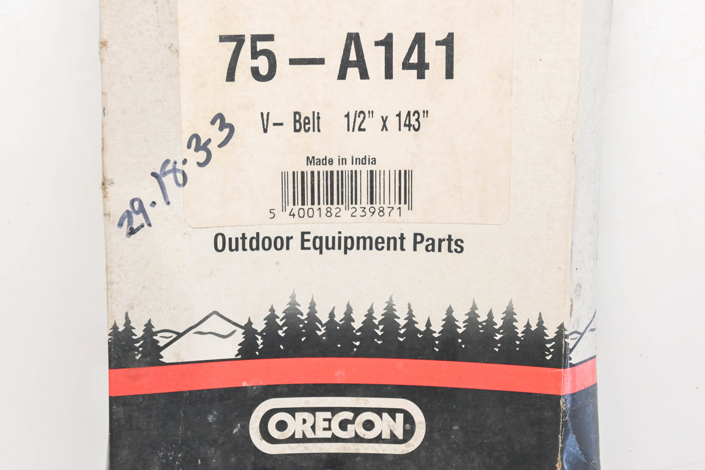 Oregon 75-A141 1/2" x 143" V-Belt NOS