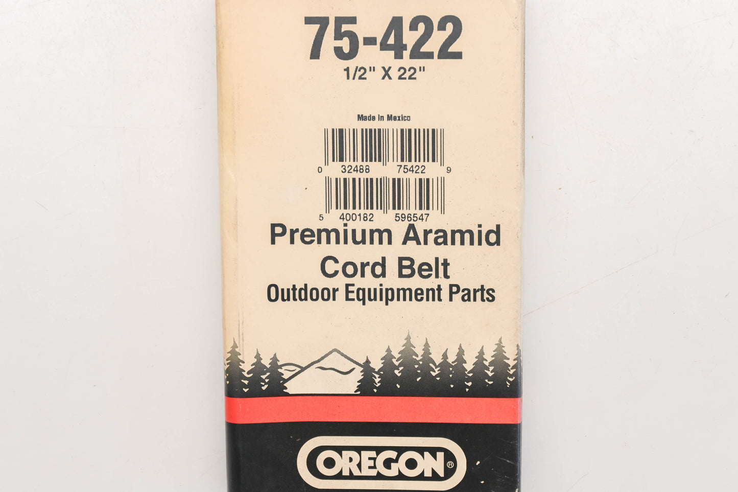 Oregon 75-422 1/2" x 22" Premium Aramid Cord V-Belt NOS