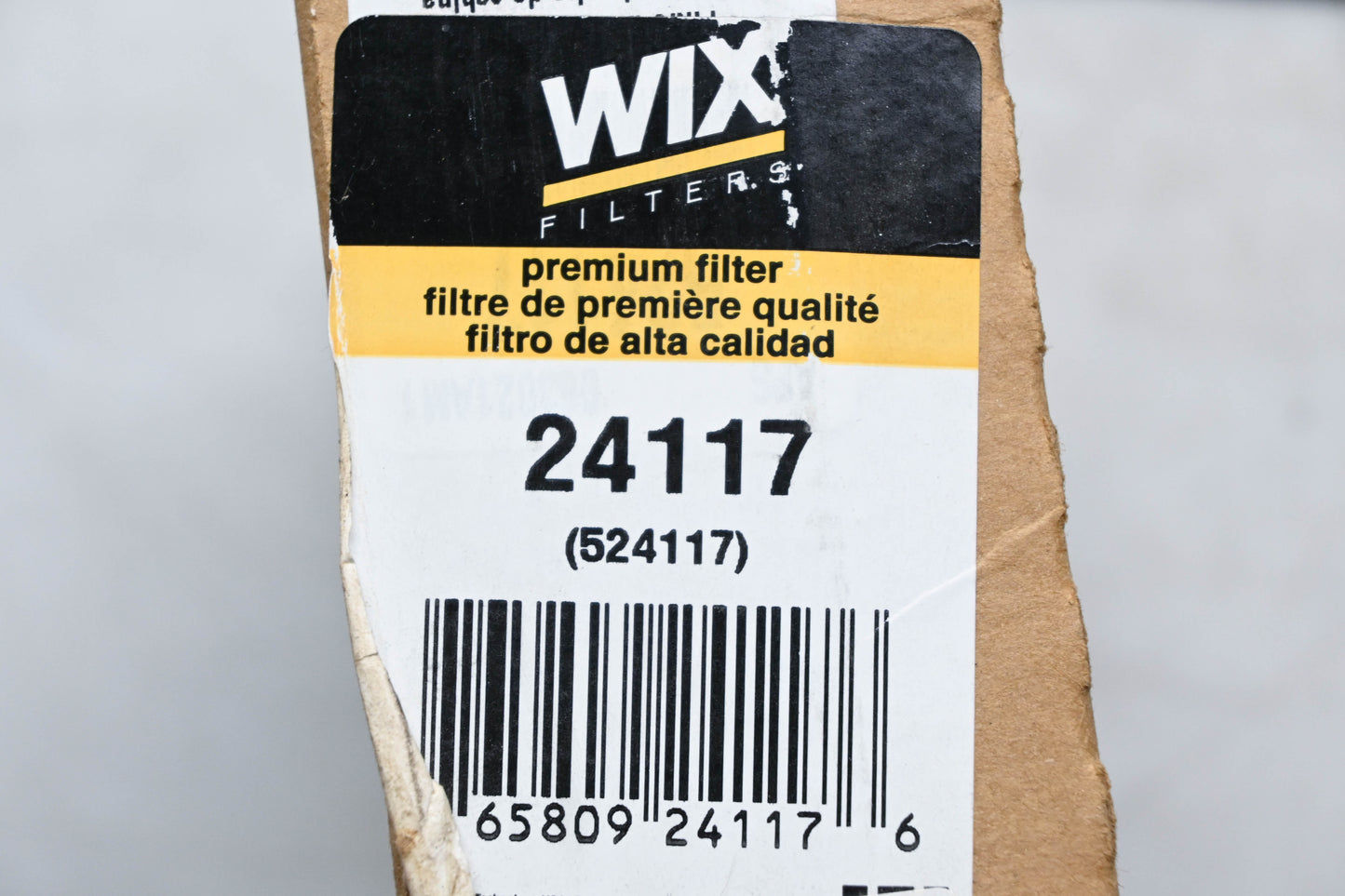 Wix 24117 Cabin Air Filter NOS