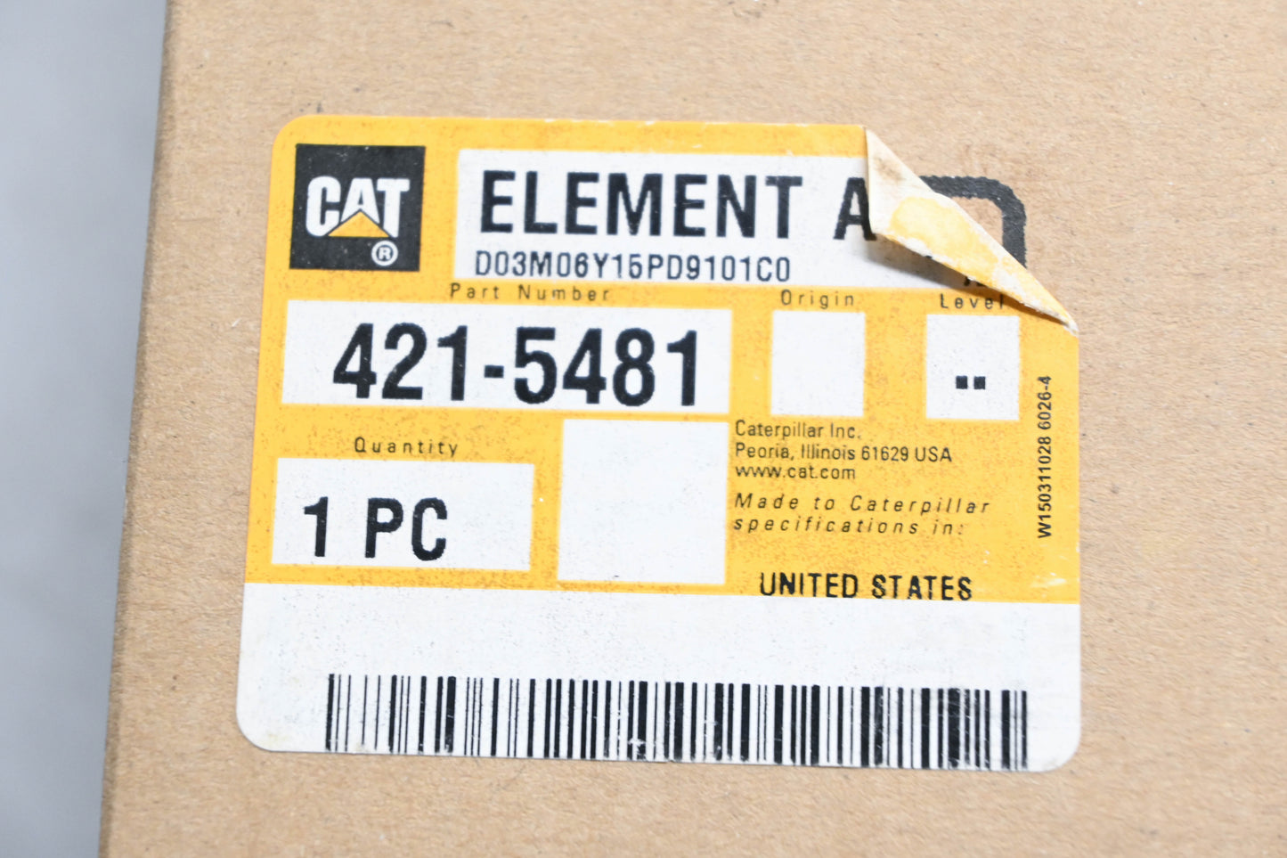 Cat 421-5481 Hydraulic Filter Element NOS