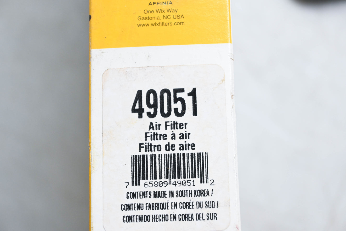 Wix 49051 Engine Air Filter NOS