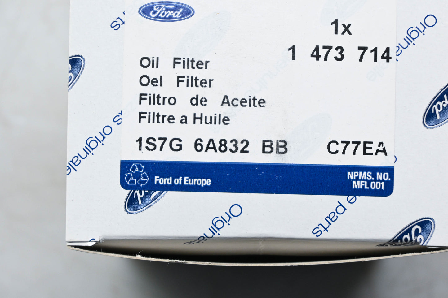 New OEM Ford 1S7G-6A832-BB Oil Filter Cap Assembly NOS