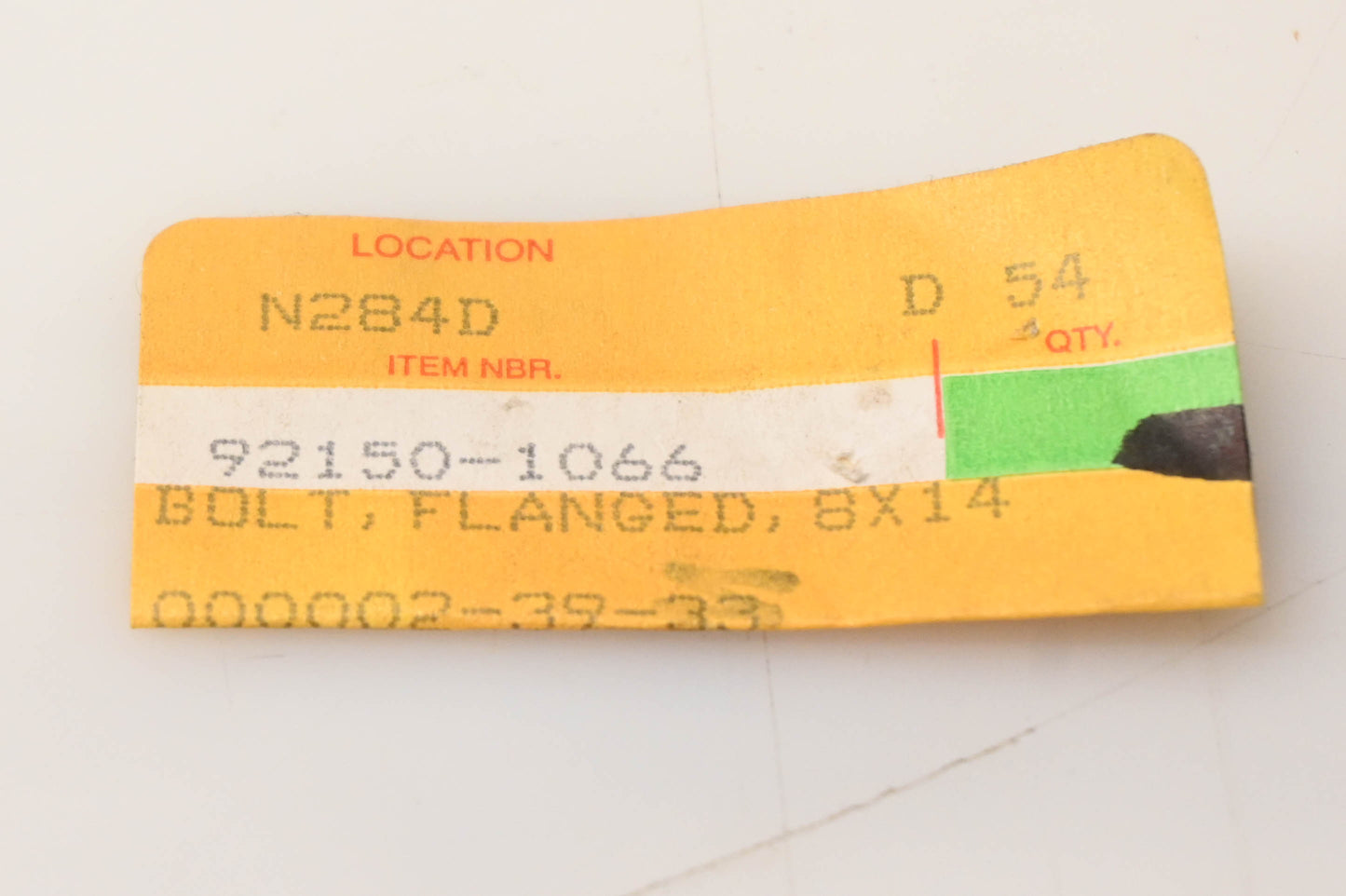 New OEM Kawasaki 92150-1066 Flanged Bolt NOS