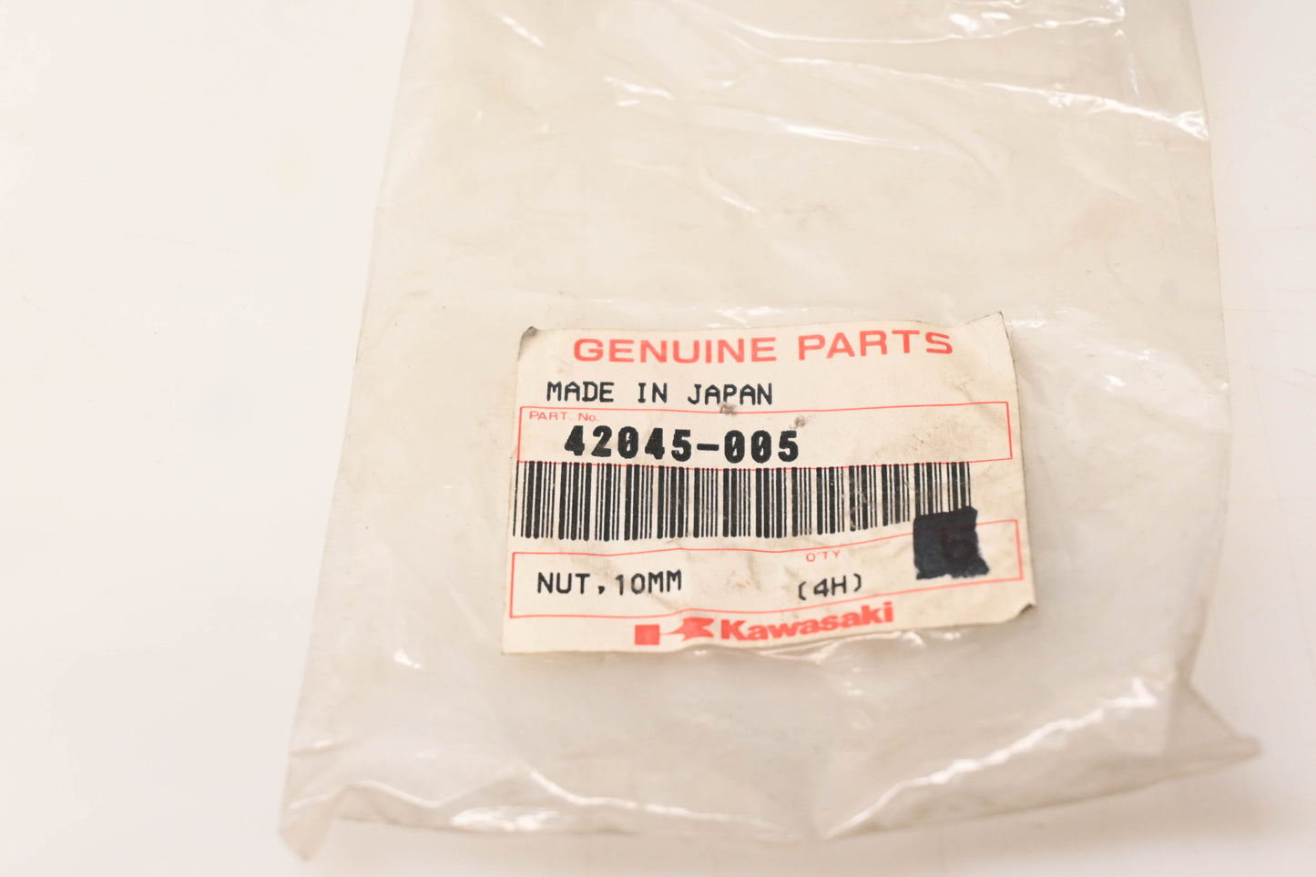 New OEM Kawasaki 42045-005 Nut NOS