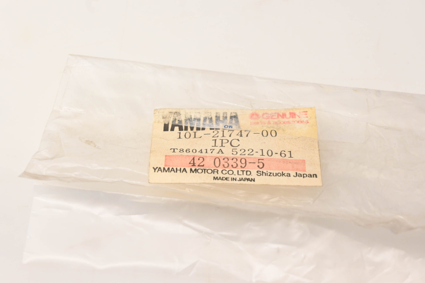 Yamaha 10L-21747-00-00 Damper NOS